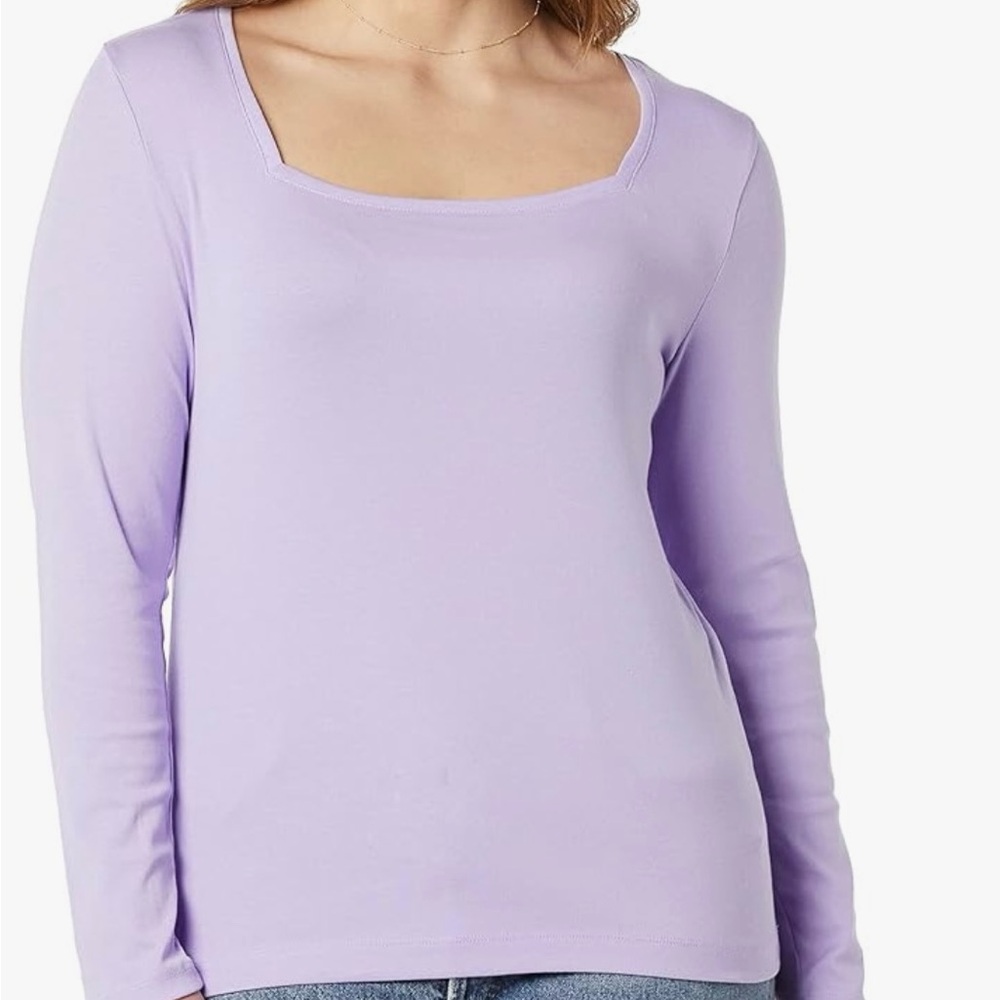 Lavender Long Sleeve Women's Top